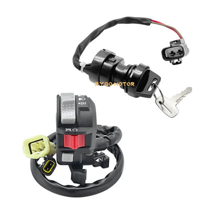 Start Stop Switch Headlight & Ignition Key Switch for Yamaha YFM400 Big Bear