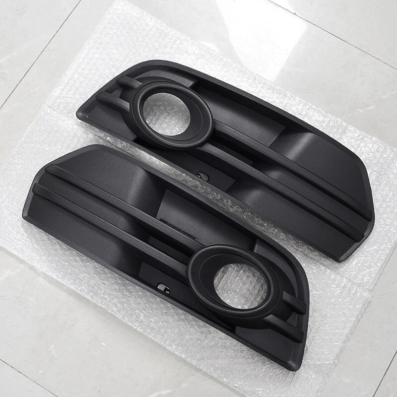 Matte Black Front Bumper Fog Light Covers for Audi Q5 (2009-2012)
