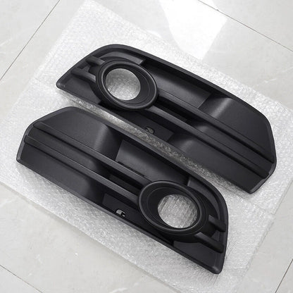 Matte Black Front Bumper Fog Light Covers for Audi Q5 (2009-2012)