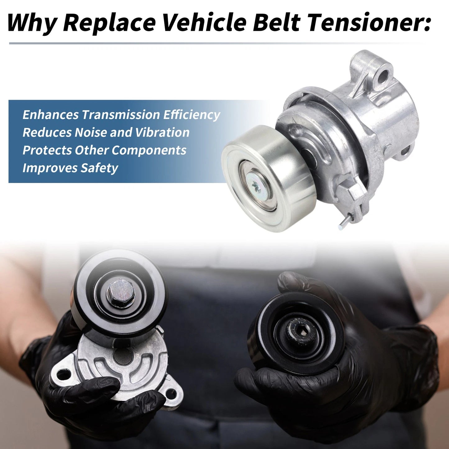 Belt Tensioner for Mitsubishi ASX Diesel SUV 1.8 DI-D (2010-2023)