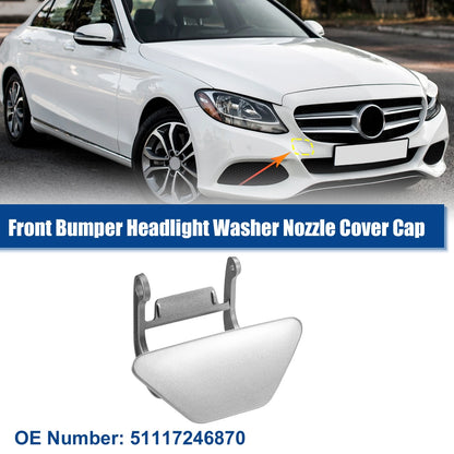 Front Right Headlight Washer Nozzle Cover for BMW 535i (2011-2013)