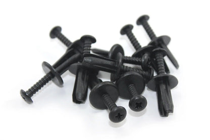 10x / 8mm-9mm / Plastic Screw Rivet for Fiat