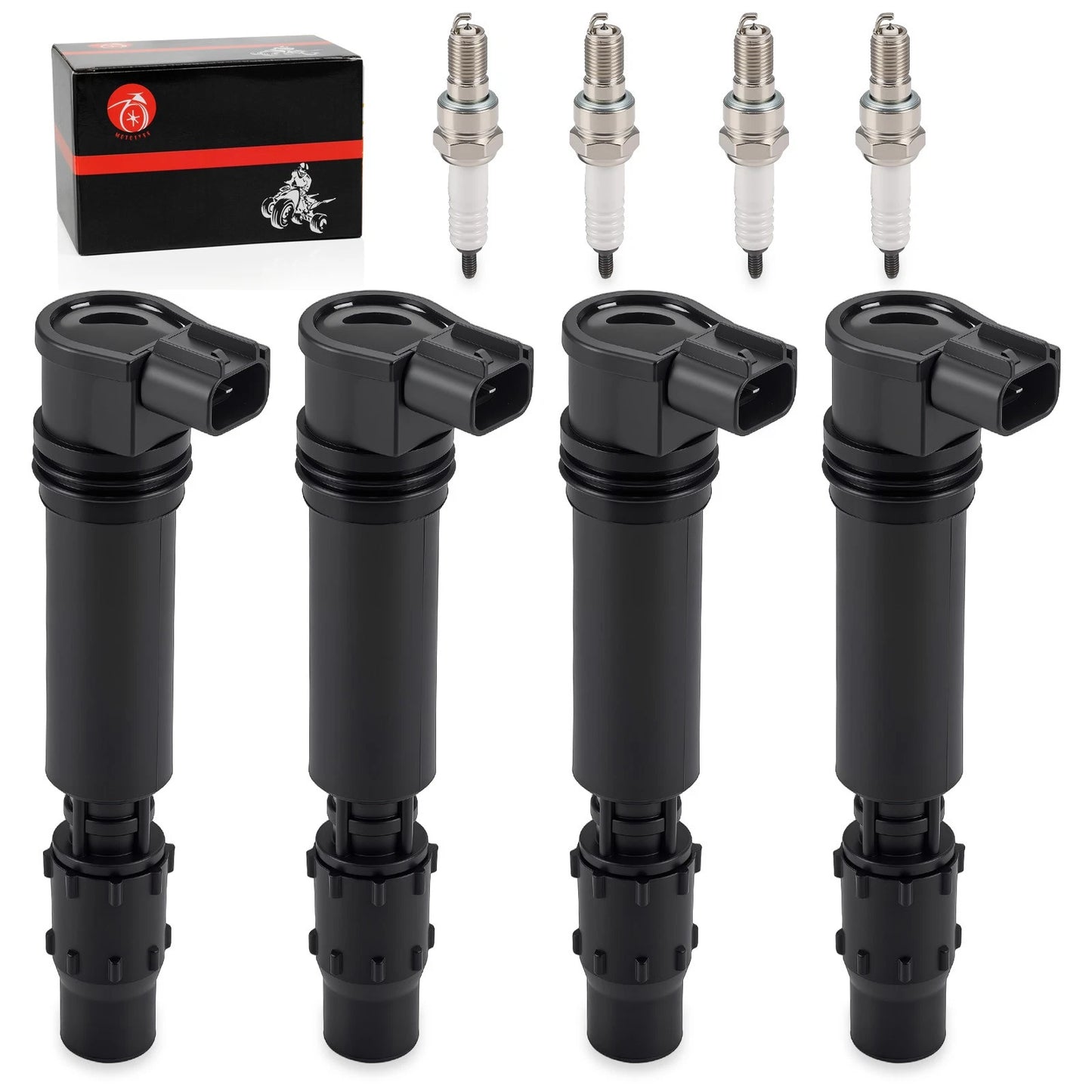 Ignition Coils for Honda CBR1000RR 2004-2007 w/ Iridium Spark Plug
