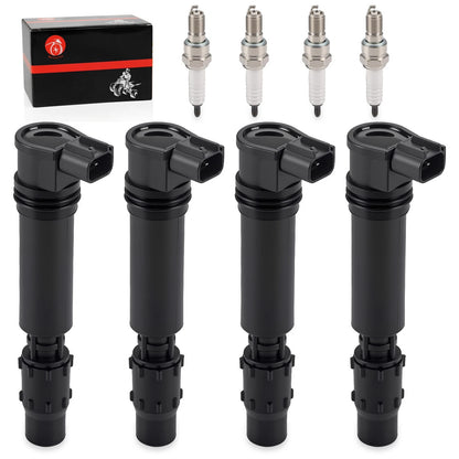 Ignition Coils for Honda CBR1000RR 2004-2007 w/ Iridium Spark Plug
