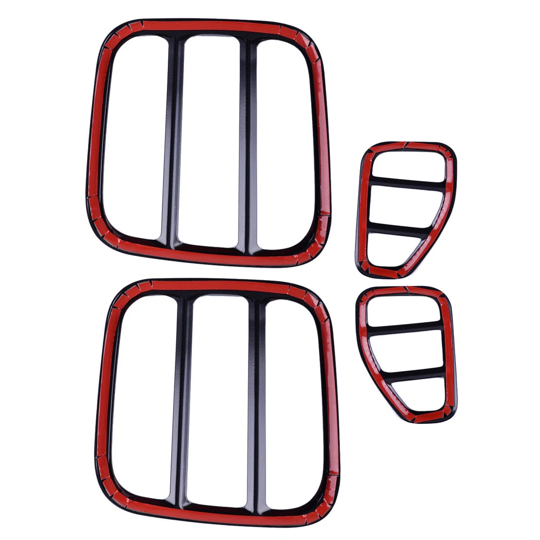 Black Iron Tail Light Cover Trim for Jeep Renegade (2015-2017)