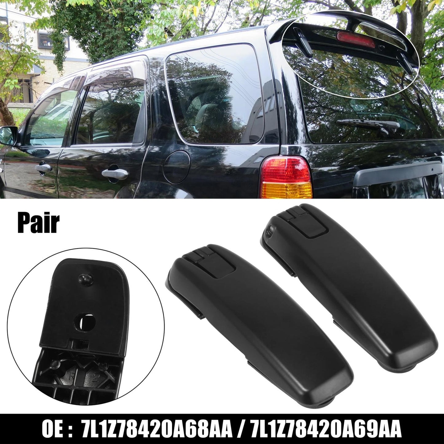 Liftgate Hinges 2 x Rear Window Hinge for Ford Expedition (2003-2017)