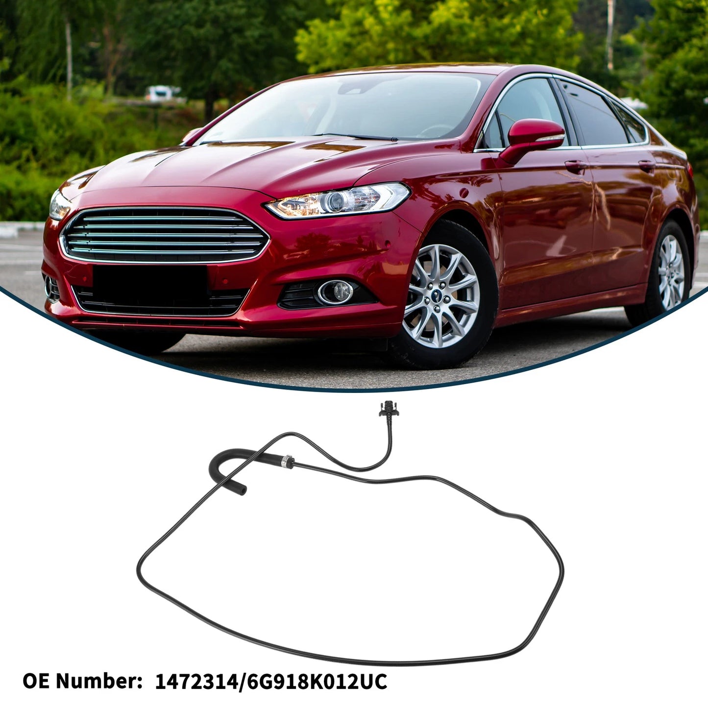 Radiator Hose for Ford Mondeo (2013) - Rubber Coolant Pipe