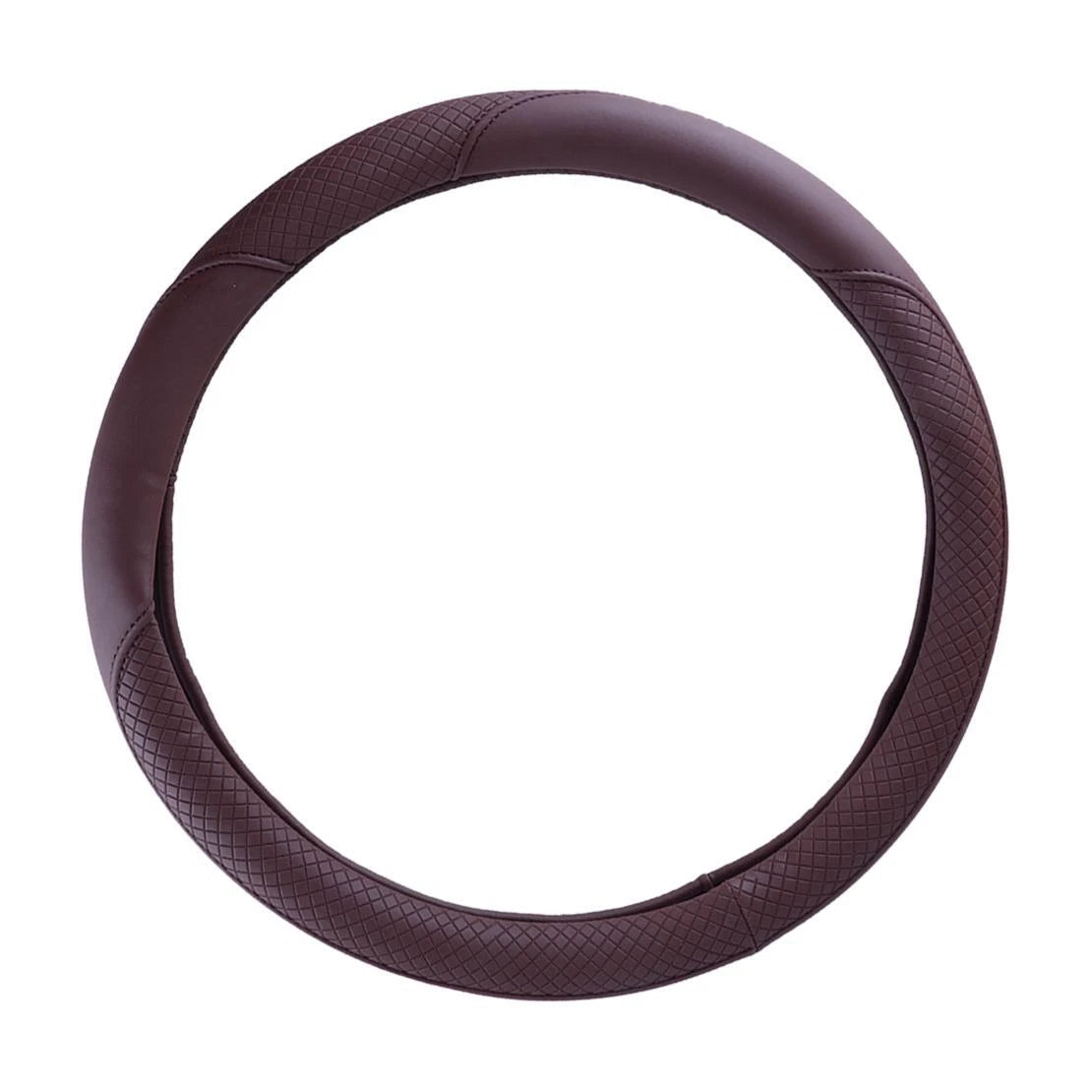 15" Universal PU Leather Car Steering Wheel Cover for Auto Accessory