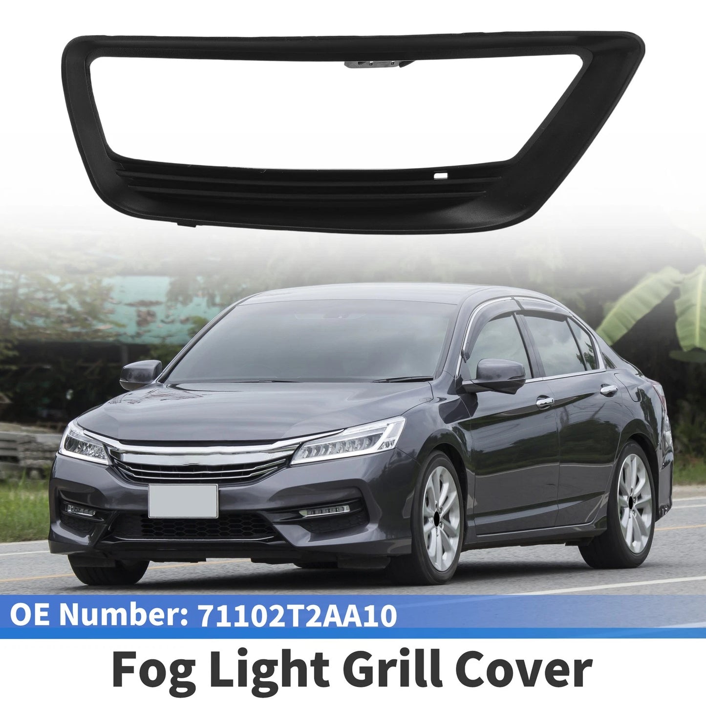 Front Right Fog Light Grill for Honda Accord (2013-2015)