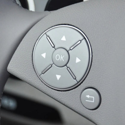 Grey Steering Wheel Switch Button for Benz W204 W21204 W207 (2007-2015)