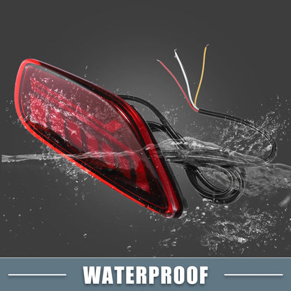 Rear Bumper Reflector LED Brake Turn Signal Tail Lights for Kia Seltos (2019-)
