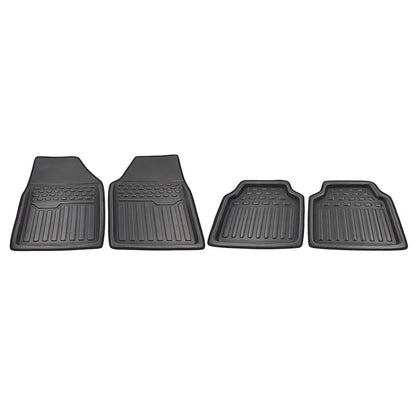 4 Pcs Universal Front Rear Heel Pad Carpet Floor Mats for Car Truck
