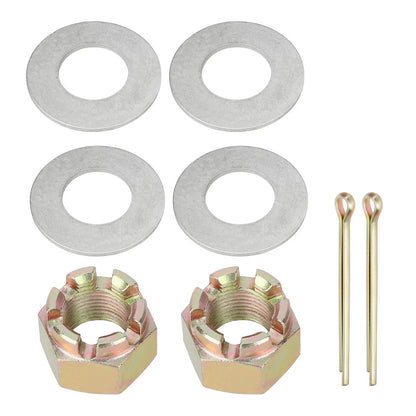 2 x Front/Rear Axle Nut and Washer for Polaris Ranger