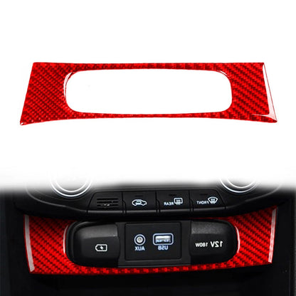 Red Cigarette Lighter Panel Cover Trim for Hyundai Veloster JS (2019-2023)