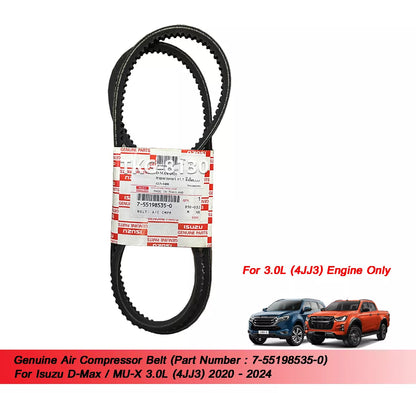 Air Compressor Belt for Isuzu Dmax MU-X 3.0L 4JJ3 (2020-2024)