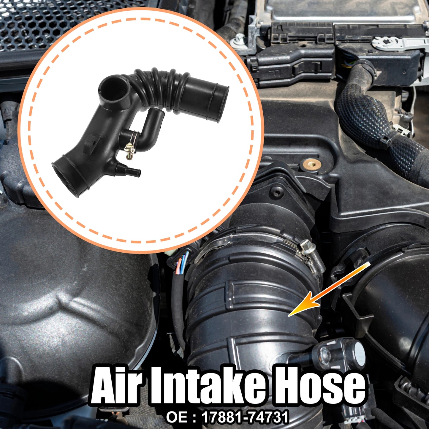 Engine Air Intake Hose Pipe for Toyota Camry Solara (2000-2006)