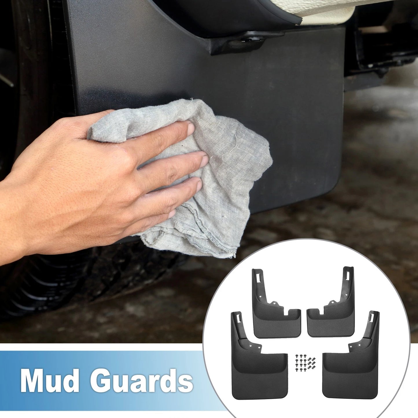 Mud Flap Splash Guard for Ford F150 (2022-2024)