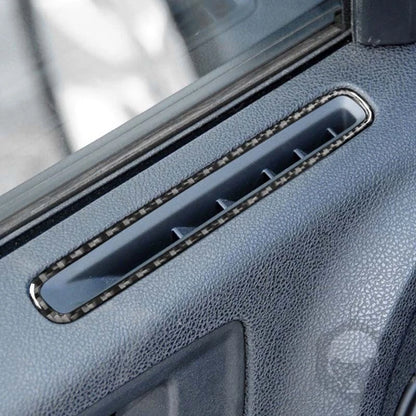 Carbon Fiber Door Air Outlet Vent Cover Trim Fit For Dodge Charger 2011-2014
