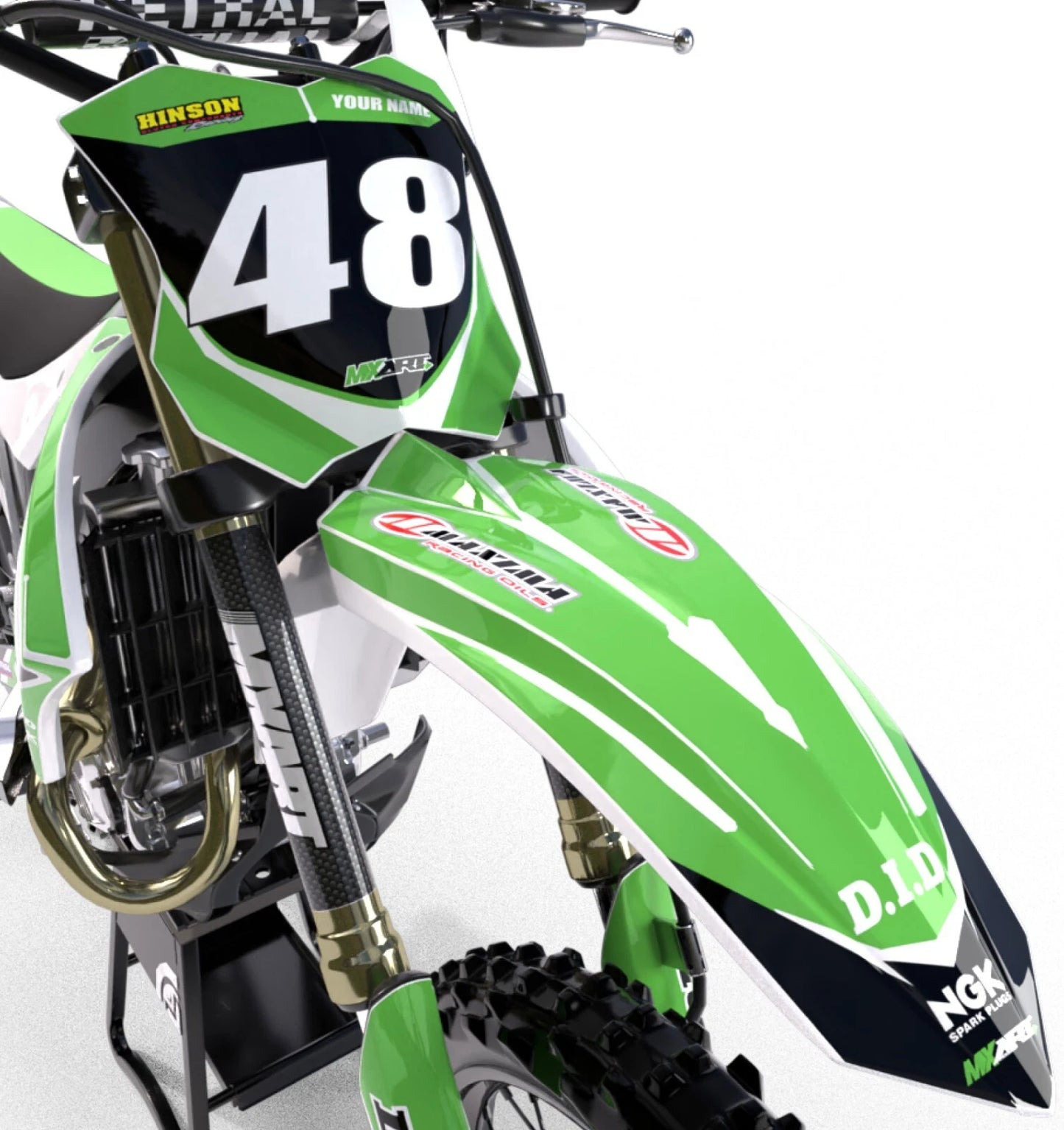 Custom Sticker Kit for Kawasaki KLX 140 (2019-2024) Rebound Style Decals
