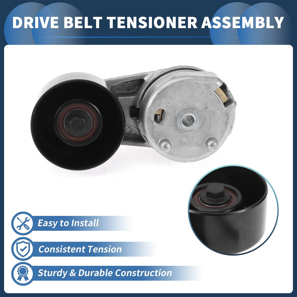 Belt Tensioner for Land Rover Defender 2006-2016 2.4 Td4 4x4 (2006-2016)