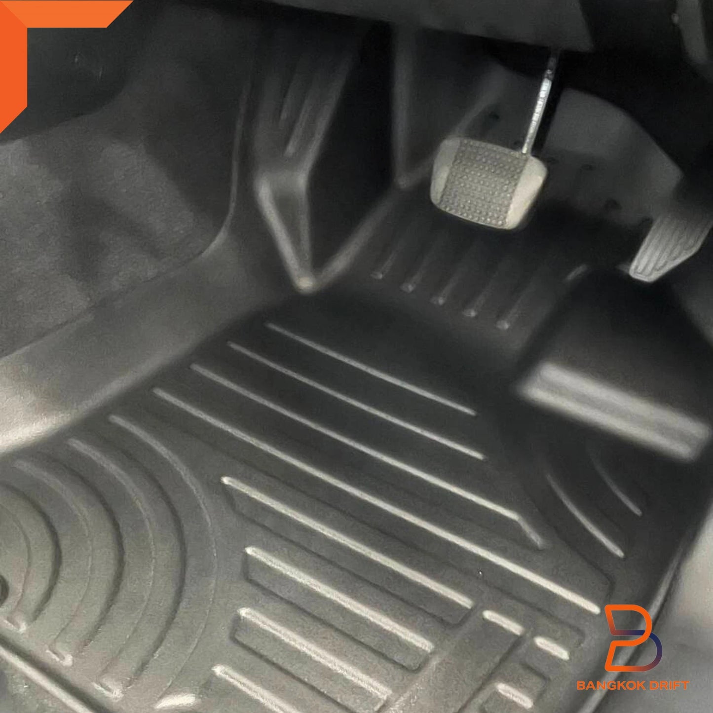 Premium 3D TPE All Weather Floor Mats for Ford Ranger 2022-2025 4-Door