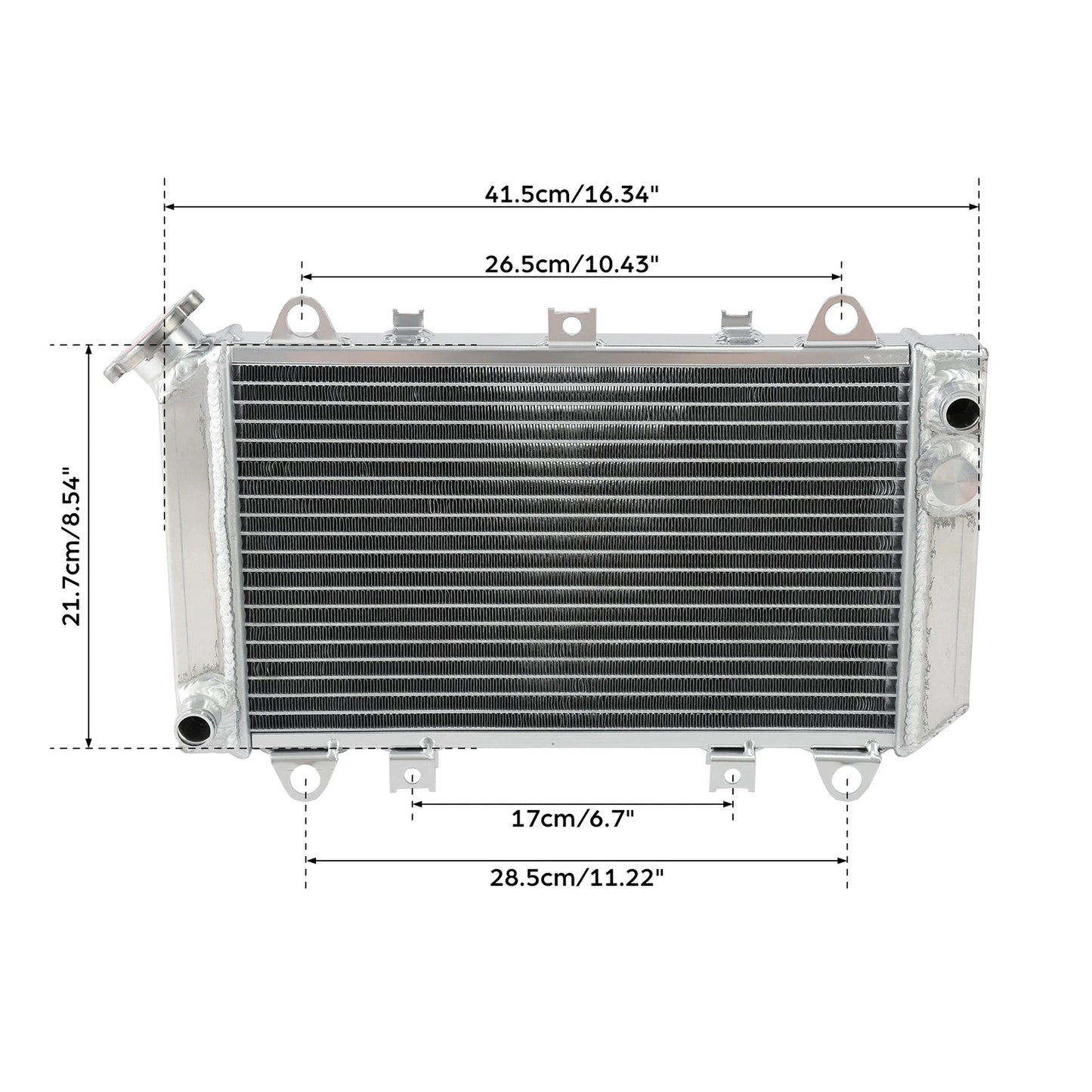 Radiator Cooler for Kawasaki Mule 2500 2510 2520