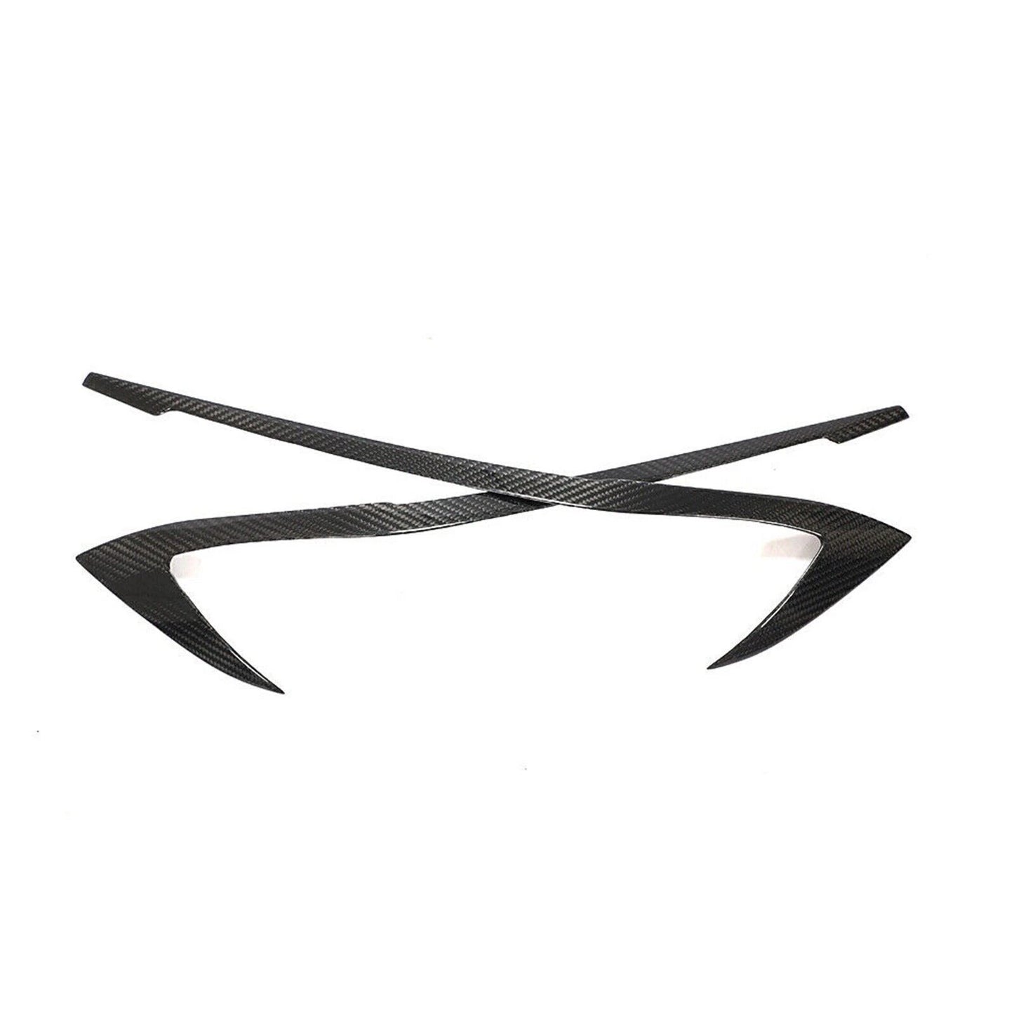 2 x Carbon Fiber Fog Light Eyelid Trim for BMW 3 Series G20 G28 (2019-2021)