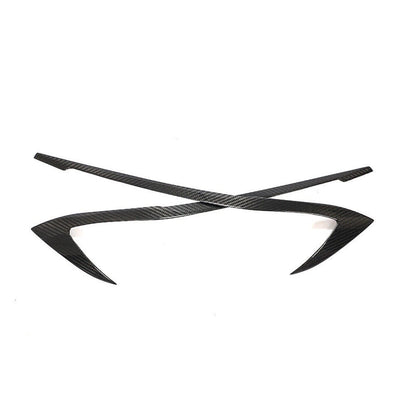 2 x Carbon Fiber Fog Light Eyelid Trim for BMW 3 Series G20 G28 (2019-2021)