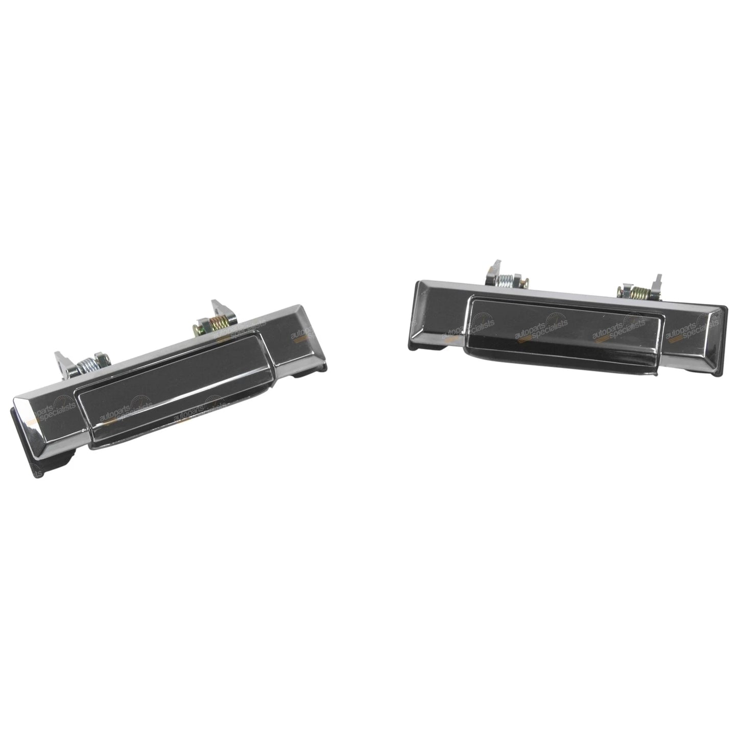 External Front LH + RH Chrome Door Handle for Toyota HDJ78 HDJ79 HZJ78 HZJ79