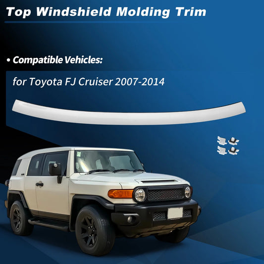 Front Upper Windshield Mould Trim for Toyota FJ Cruiser (2007-2014)