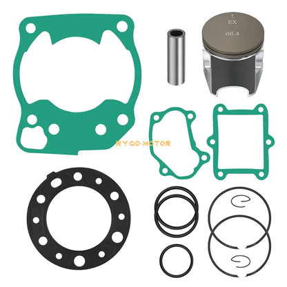 STD Bore 66.40mm Piston & Gaskets Top End Rebuild For Honda CR250R (1992–1996)