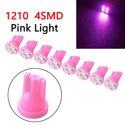 8 x 6V T10 1210 4SMD W5W 501 194 168 LED Light Bulbs for Pinball Machine