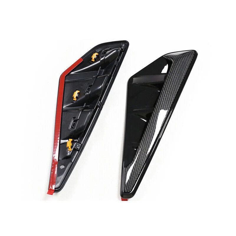 Dry Carbon Fiber Side Fender Air Vent Trim Parts For BMW X5M 2020