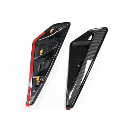 Dry Carbon Fiber Side Fender Air Vent Trim Parts For BMW X5M 2020
