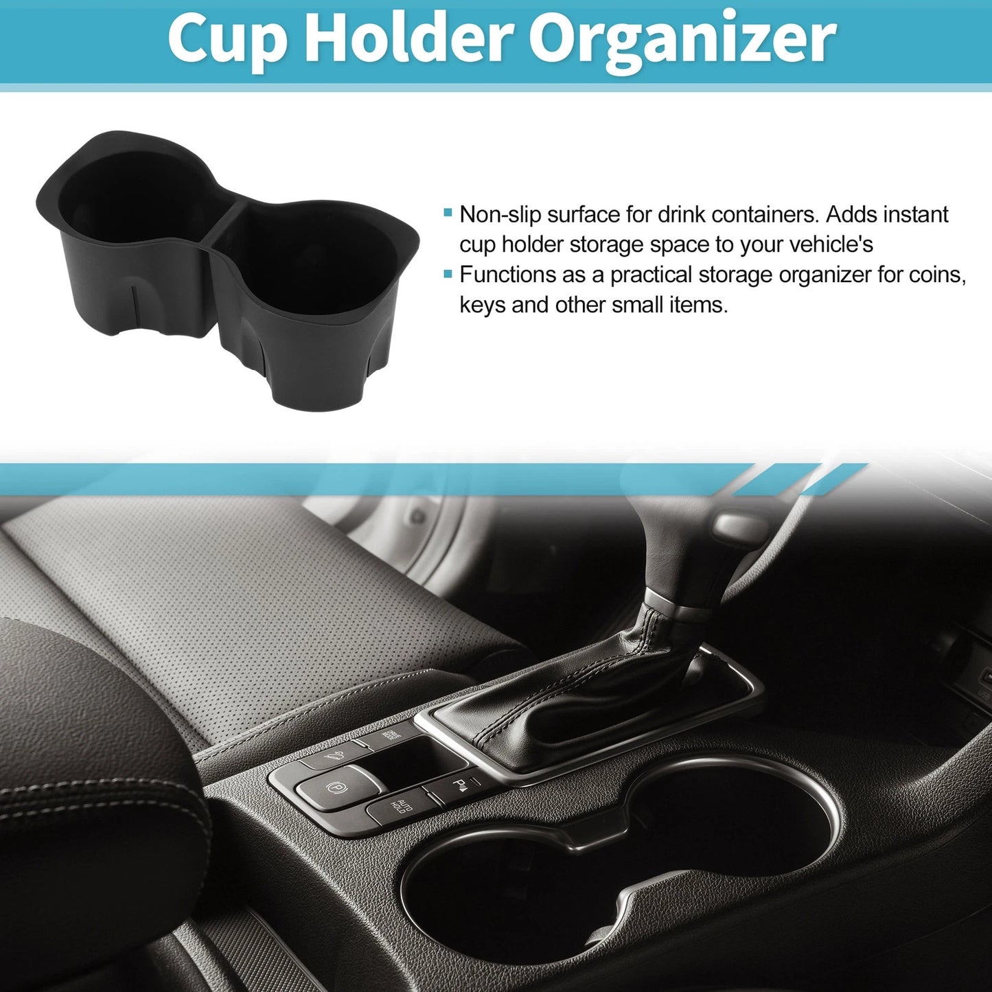 Center Console Cup Holder Organizer 1 pc for Buick Envision (2021–2023)