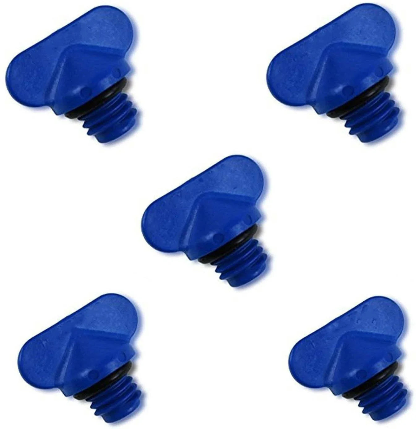 5 x Blue Drain Plugs for Mercruiser Manifold Block (1990-2023)