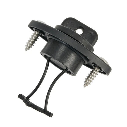 Drain Screw Bung Socket for Boat Transoms/Ice Chests - Plastic