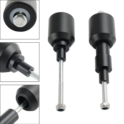 Crash Slider Protector Aluminum Frame Black for Kawasaki Z650 Ninja (17-23)