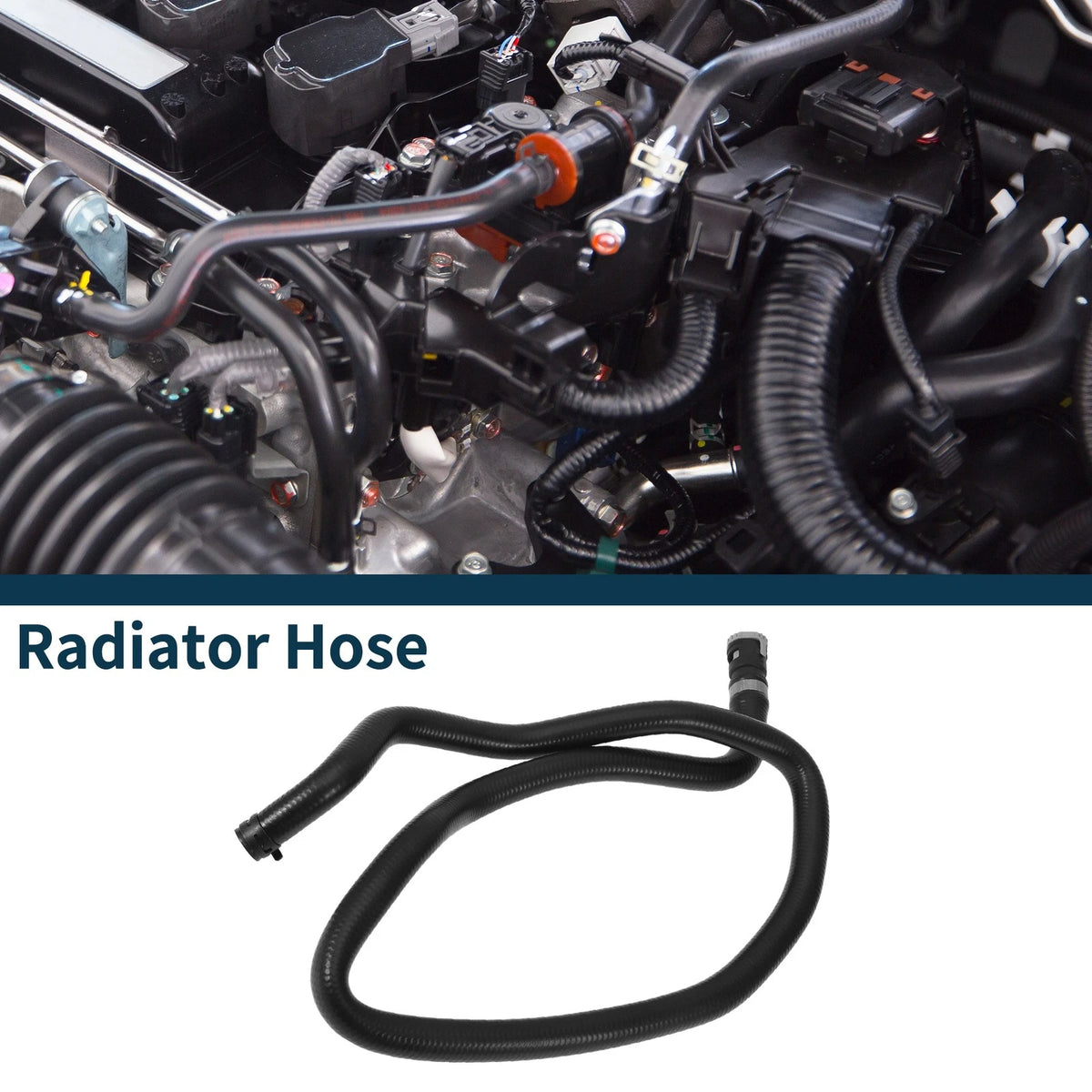 Radiator Hose Warm Air Outlet Pipe for Ford Kuga Focus (2012-2018) 1 x Rubber