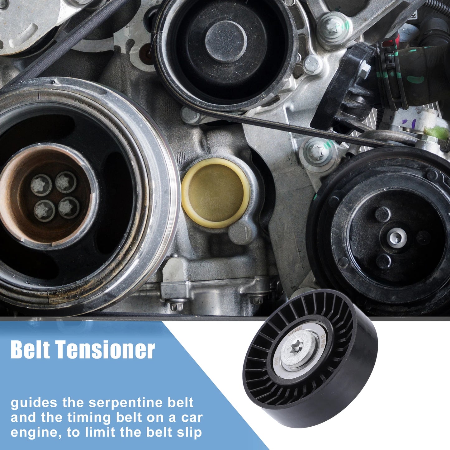 Engine Belt Tensioner Pulley for Mitsubishi Outlander 3.0L (2003-2006)