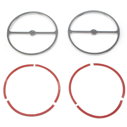Speaker Trim Ring Covers for Harley Electra Tri Glide & Street Glide (2014-2023)