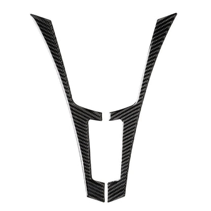 Black Carbon Fiber Console Panel Cover Trim for Infiniti Q50 Q60 (2013-2019)