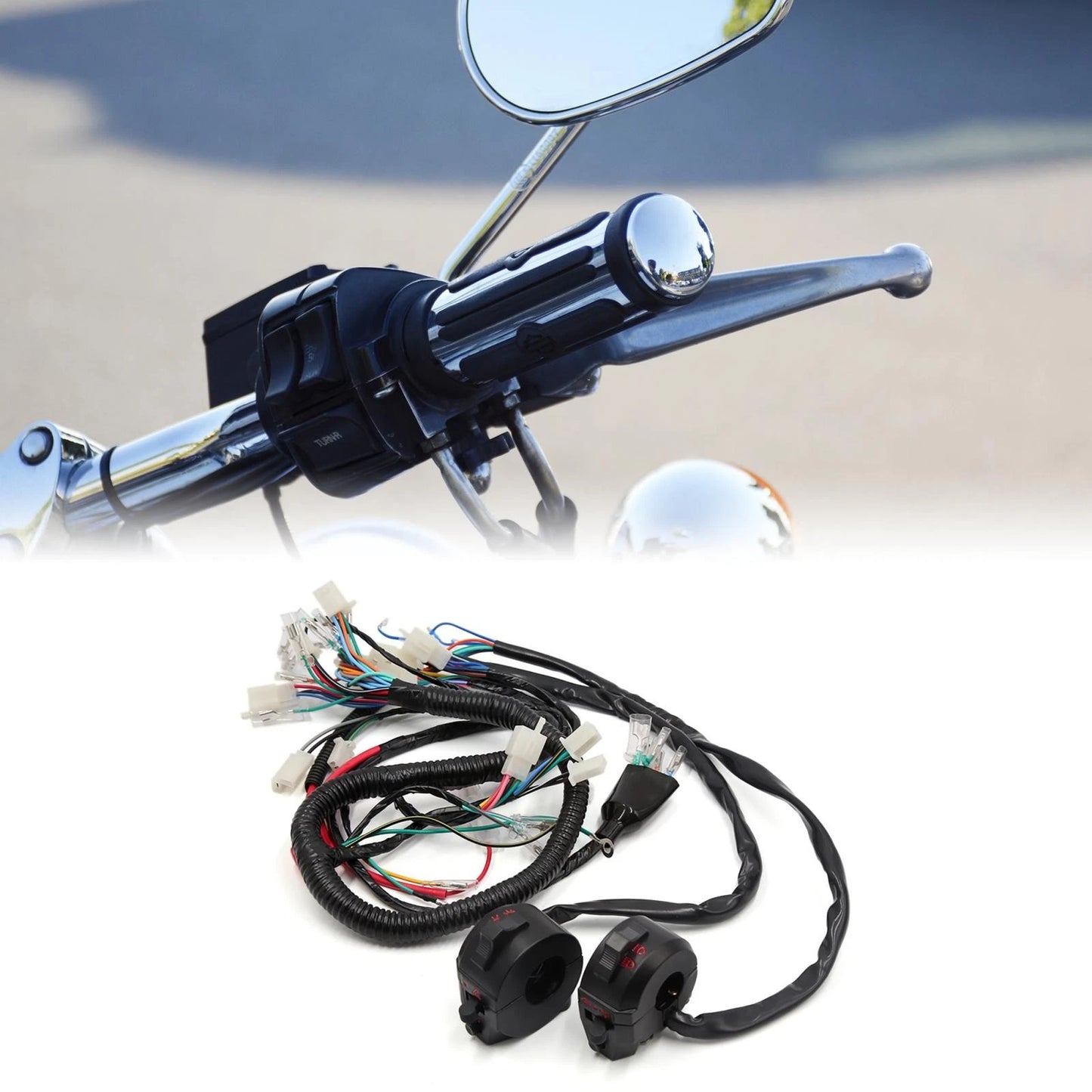 Electrical Main Wire Harness with Handlebar Switch for CG125