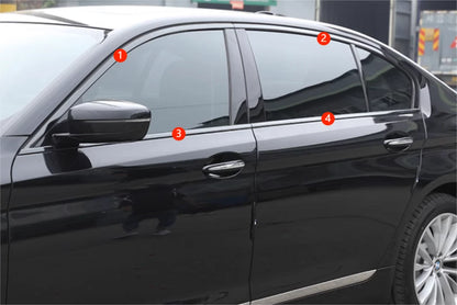 Steel Window Side Molding Cover Trim for BMW 5 Series G30 (2018-2021)