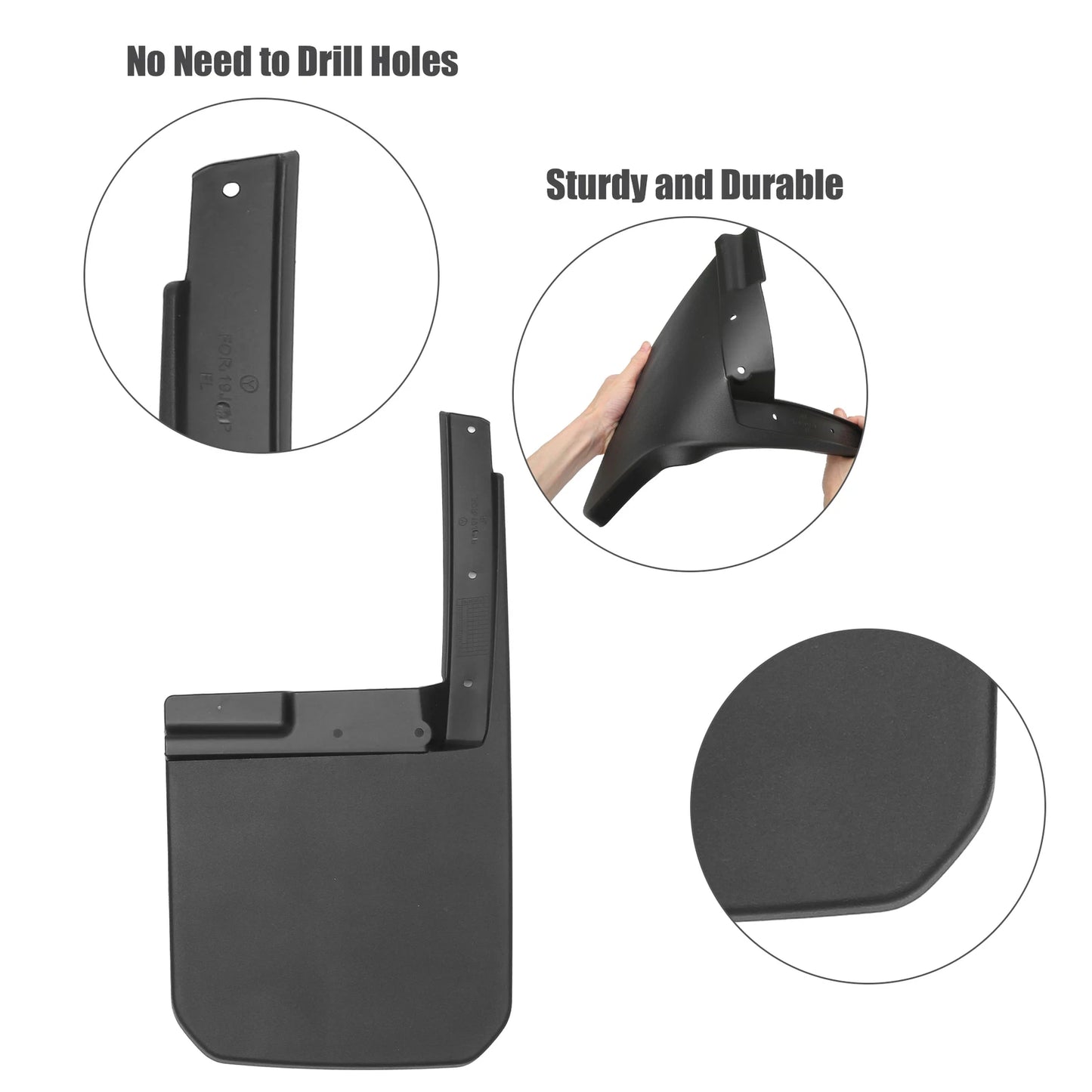 Fender Protection Set for Jeep Wrangler (No-Drill, 2 x Hardware)
