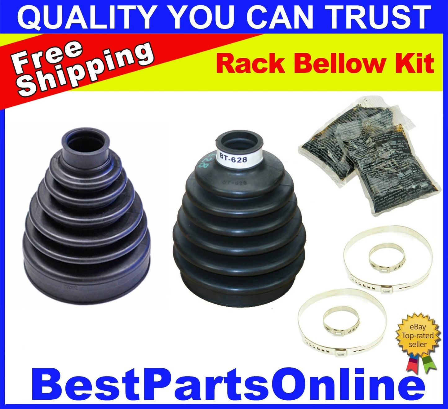 2 x CV Axle Boot for Chevrolet Malibu (2008–2012)