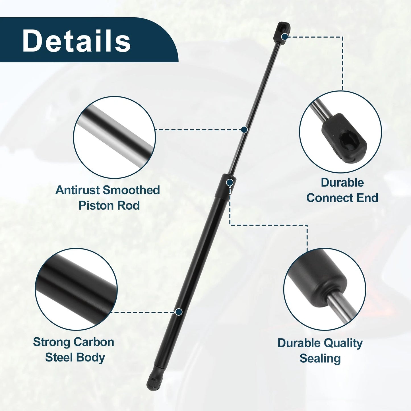 Rear Hatch Lift Supports for Mitsubishi Outlander (2003-2023)