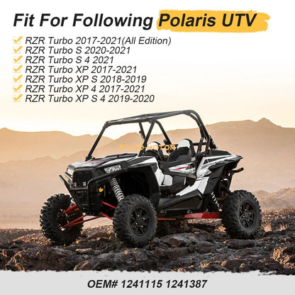 Aluminum Auxiliary Radiator for Polaris RZR XP XP4 TURBO S EPS (2017–2021)