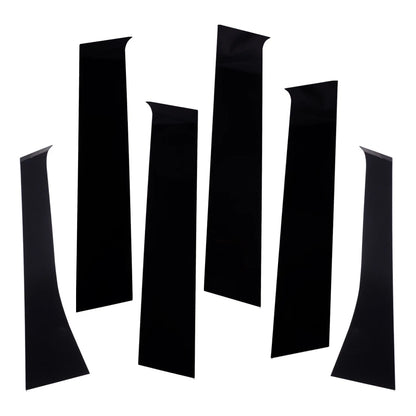 6 x Window Pillar Post Trim Covers for Mitsubishi Outlander (2013-2021)