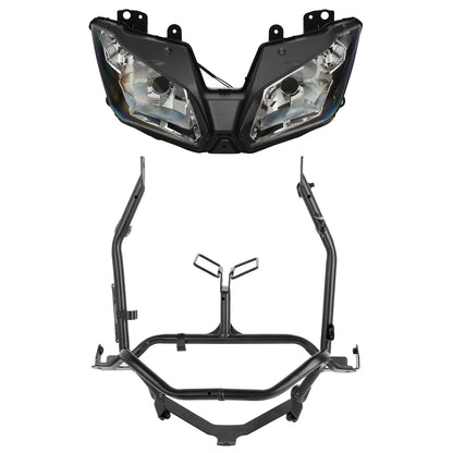 Headlight Assembly & Fairing Stay Bracket for Kawasaki Ninja 300 (2013-2017)
